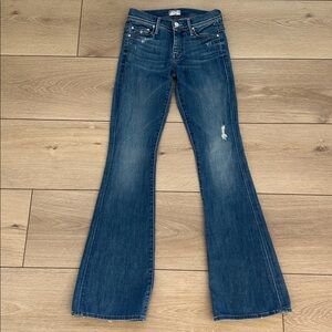 MOTHER Flare Jeans in Classic Blue